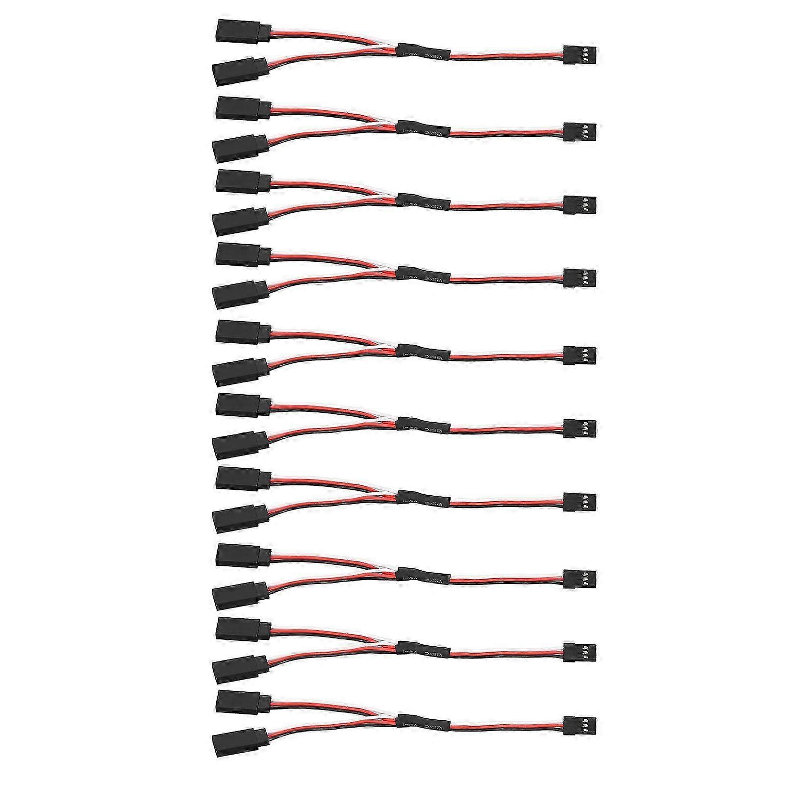 10-teiliges Servo-verlängerungskabel, 3-poliger Buchse-auf-stecker-stecker, Kabel Für Fernbedienungsplatine, Y-typ, 150 Mm (5,91 Zoll)