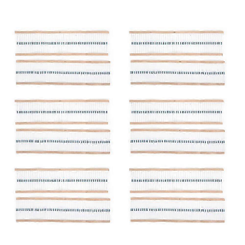 Packung Mit 600 Widerständen (1/4 W, 1 %) – Sortiert: 1 Kω, 2 Kω, 3 Kω, 10 Kω – Elektronikbauteil-set Für Heimwerker Und Reparaturen