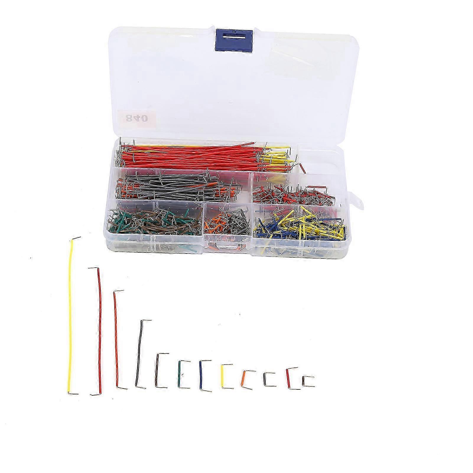 840-teiliges Lötfreies, Flexibles Jumperkabel-set Für Steckplatinen, Dupont-jumperkabel, Elektronikbauteil-set, Erweiterbare Stifte, Rapid Prototyping