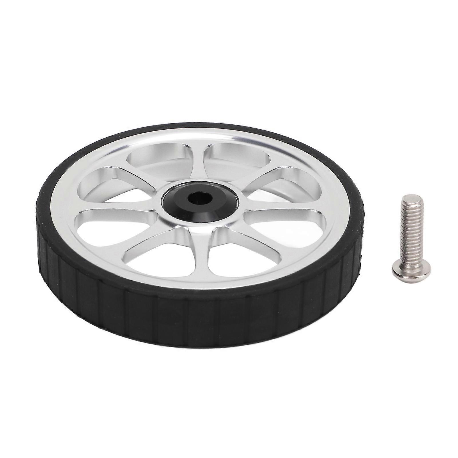 Faltrad Aus Aluminiumlegierung, Verbreitertes 82-mm-rad Mit Verstärktem Lager, Kompatibel Mit Brompton 3sixty, Robustes Transportrad Für Falträder
