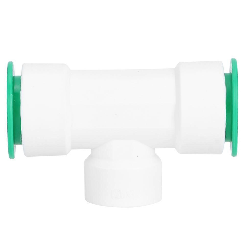 32 Mm Ppr-steck-t-stück Für Wasserleitungen, Sanitärverbinder Mit 3/4-zoll-innengewinde, Kunststoffrohrverbinder, Steckverbindungsstück, 1 Stück.