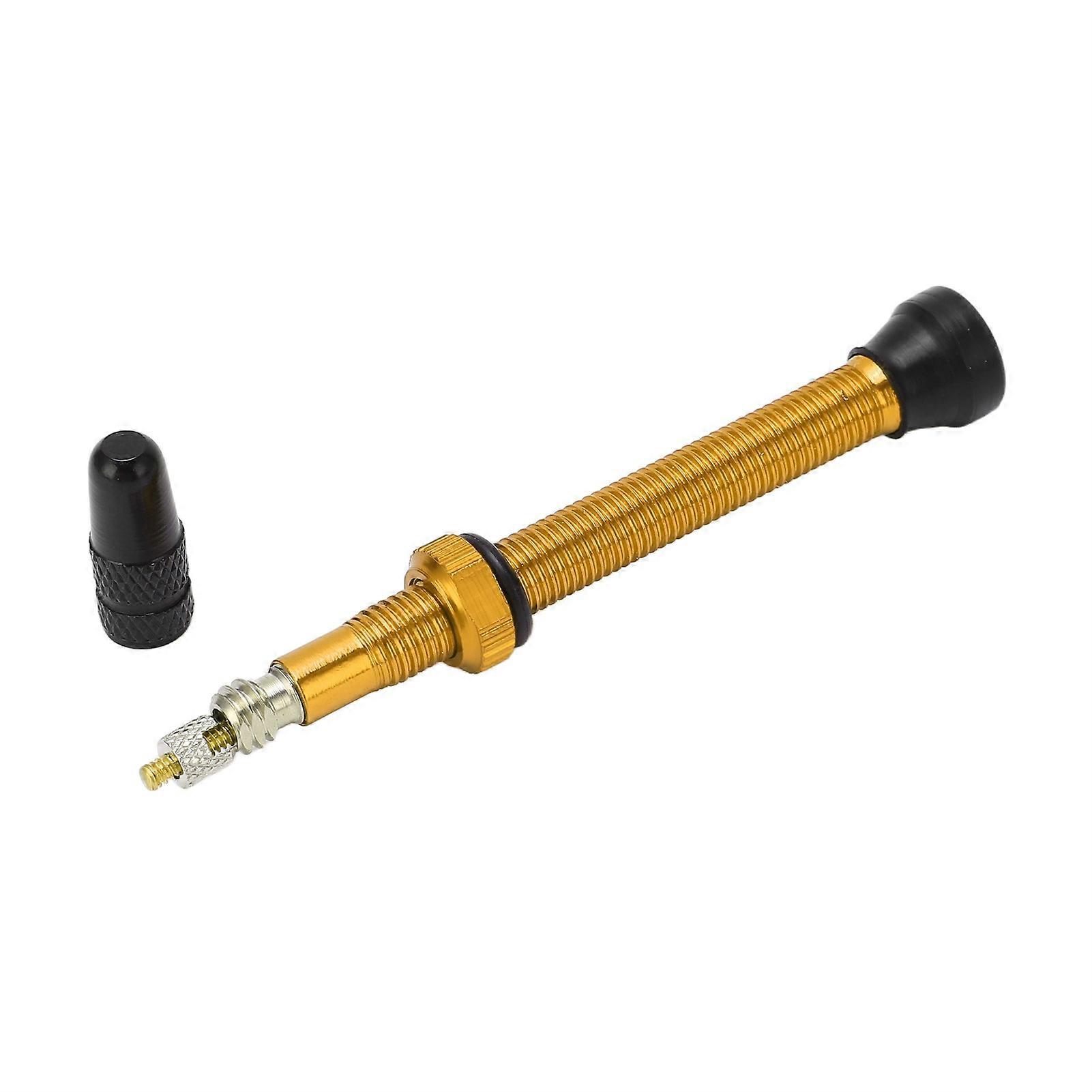 Presta 60-mm-ventilverlängerung Aus Aluminiumlegierung Für Tubeless-mountainbikes, Zubehör Für Tubeless-reifen, Leichte Und Robuste Ventilschaftverlängerung