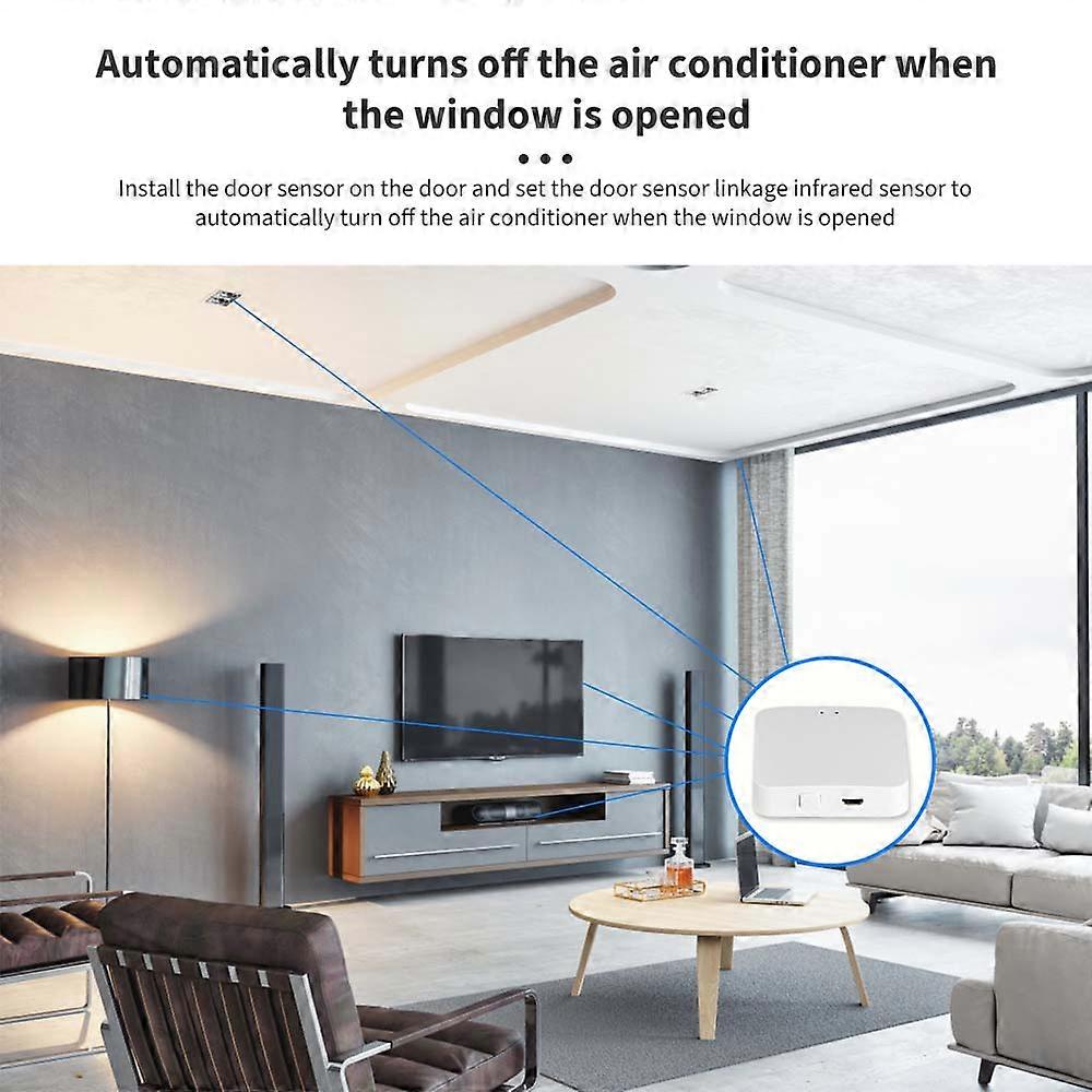 Drahtloses Zigbee 3.0-gateway, Multifunktionale Zentrale Steuereinheit Für Smart Home, Alexa-kompatibel, Automatisierung Und Gerätevernetzung Über Tuya