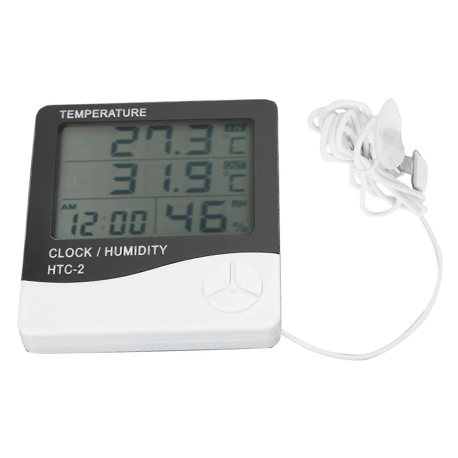 Hochpräzises Digitales Thermometer Mit Hygrometer Und Anzeige Der Innen-/außentemperatur.