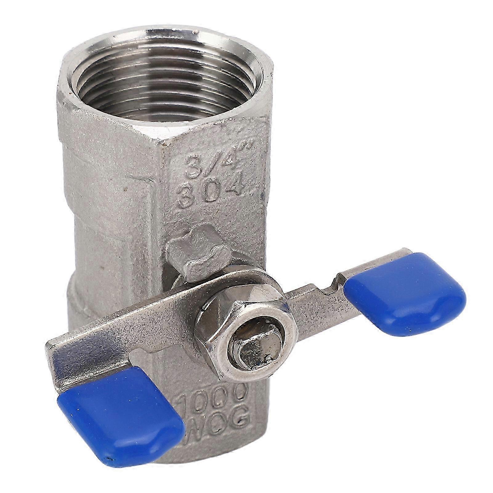Kugelhähne Mit Gerader Öffnung, 3/4 Zoll (19 Mm) Innengewinde, Edelstahl, 1000 Psi (69 Bar)