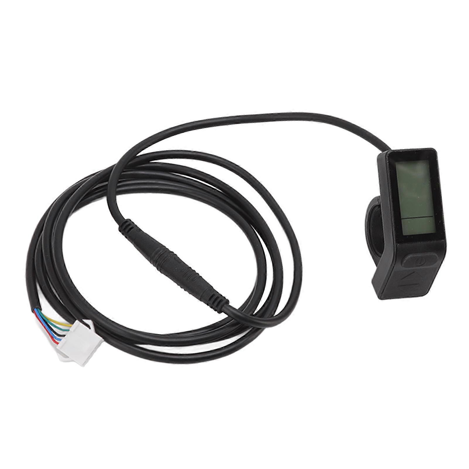 24v 36v 48v Lcd-display Für Elektrofahrräder, Bordcomputer Mit Geschwindigkeits-, Kilometer- Und Akkuanzeige Für Elektroroller Und -fahrräder