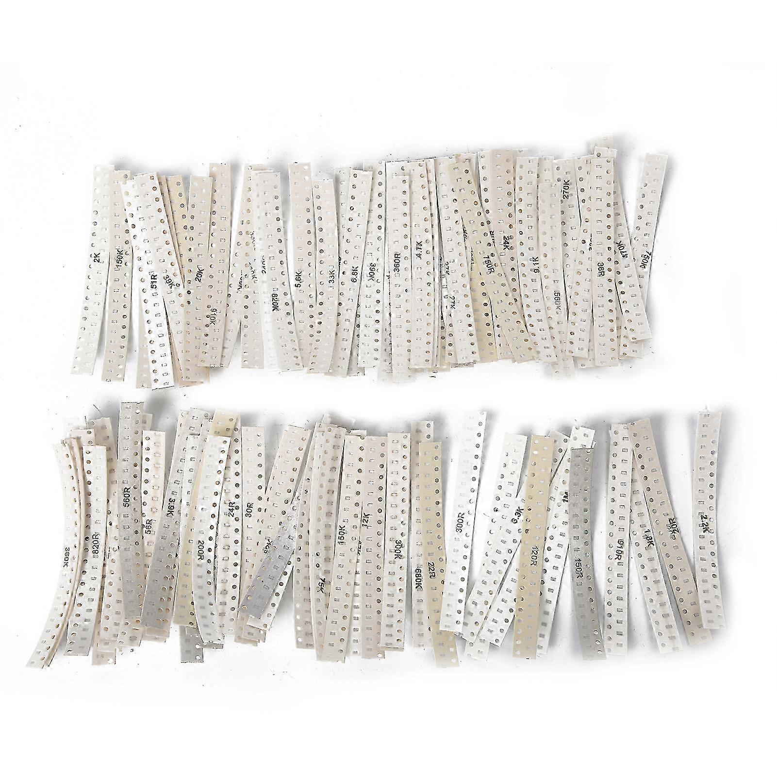 Smd-widerstands-kit 0603, 1800 Stück, 1/10 W, 90 Werte, 1 % Stichprobensortiment