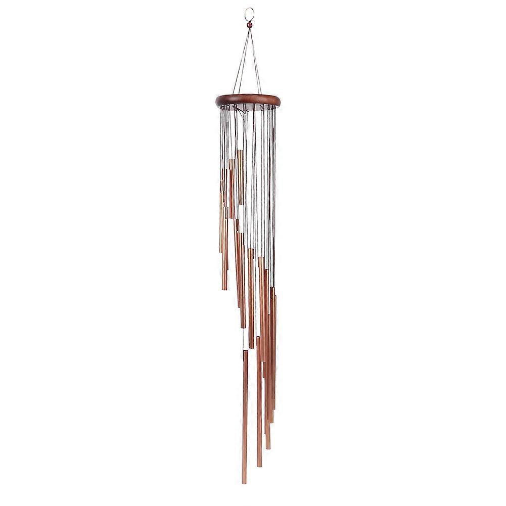 Windspiel Aus 18-röhren-aluminiumlegierung, Hänge-windspiel Für Garten, Terrasse Und Hausdekoration, Beruhigendes Klingen, Komplettset