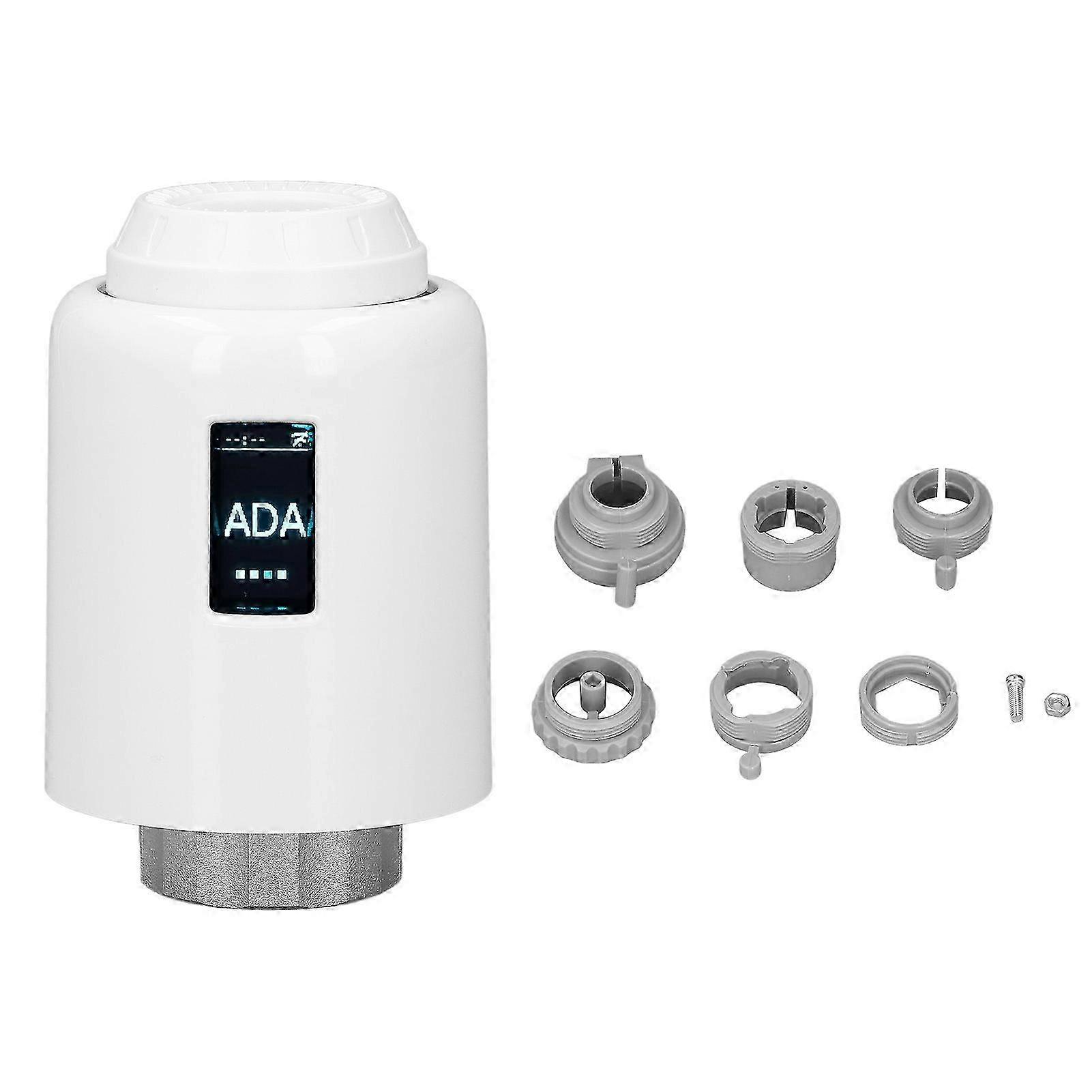 Programmierbares Intelligentes Thermostat-heizkörperventil, Automatisches Manuelles Ventil Mit Mobiler Anwendung, Fernsteuerung, Präzise Temperaturregelung, Kompatibel Mit Zentralheizung.