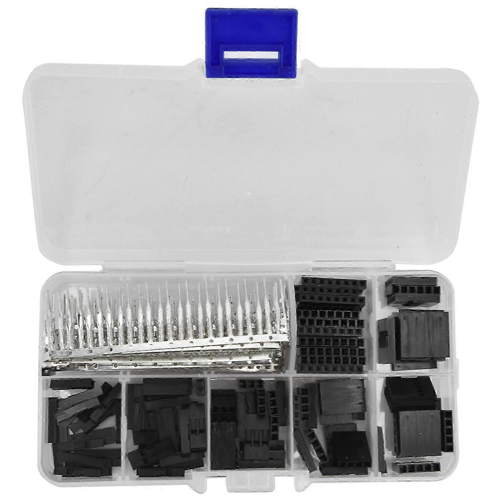 Set Mit 310 2,54-mm-steckverbindern, Anschlusskabeln, Stiftleisten Und Steckverbindergehäusen, Komplettes Sortiment