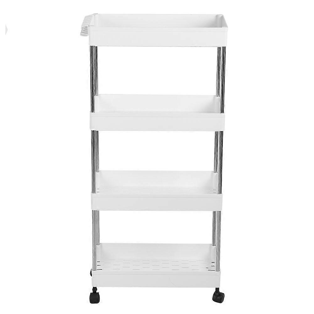 Rollbarer Aufbewahrungswagen Für Bad, Küche Und Wc, Platzsparendes Mobiles Organizer-regal, Vielseitiger Aufbewahrungswagen.