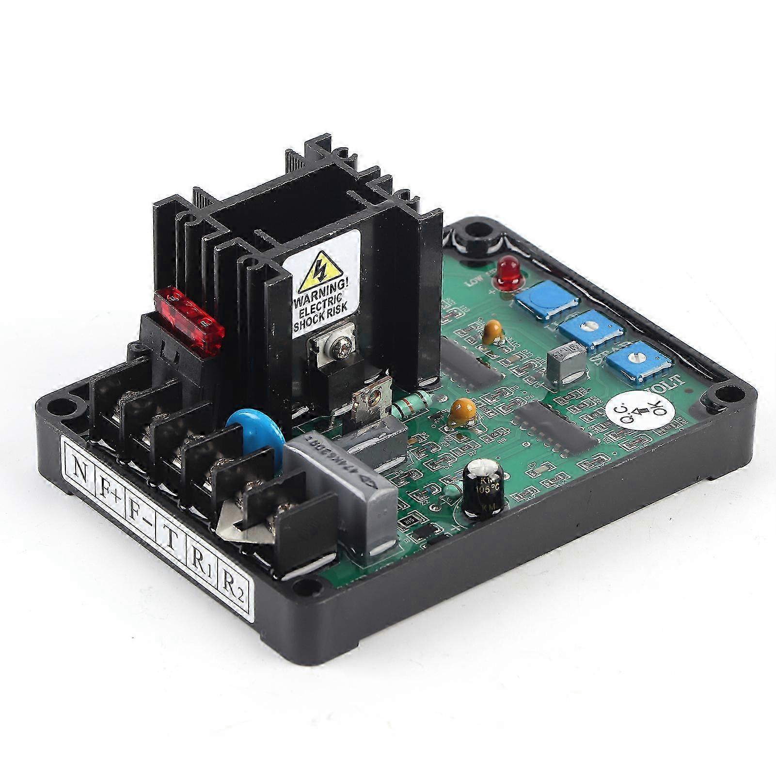 Gavr12a Automatischer Spannungsregler, Bürstenloses Elektronikmodul Für Generatoren, Ersatzteil, Wechselspannungsregler, Robustes Bauteil.