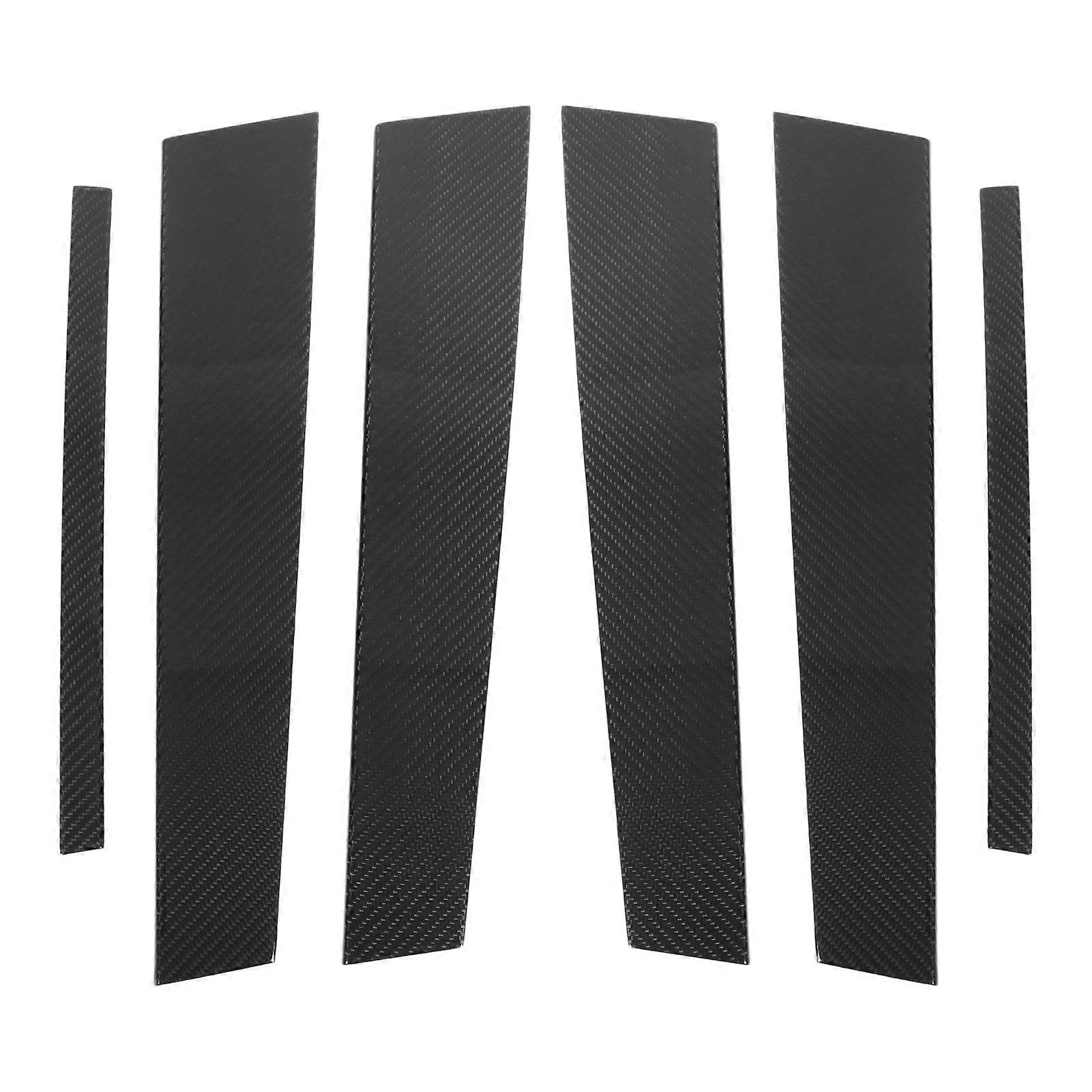 6-teiliges Carbonfaser-dekor-b-panel-ersatzset Für Infiniti Q50 2014-2022