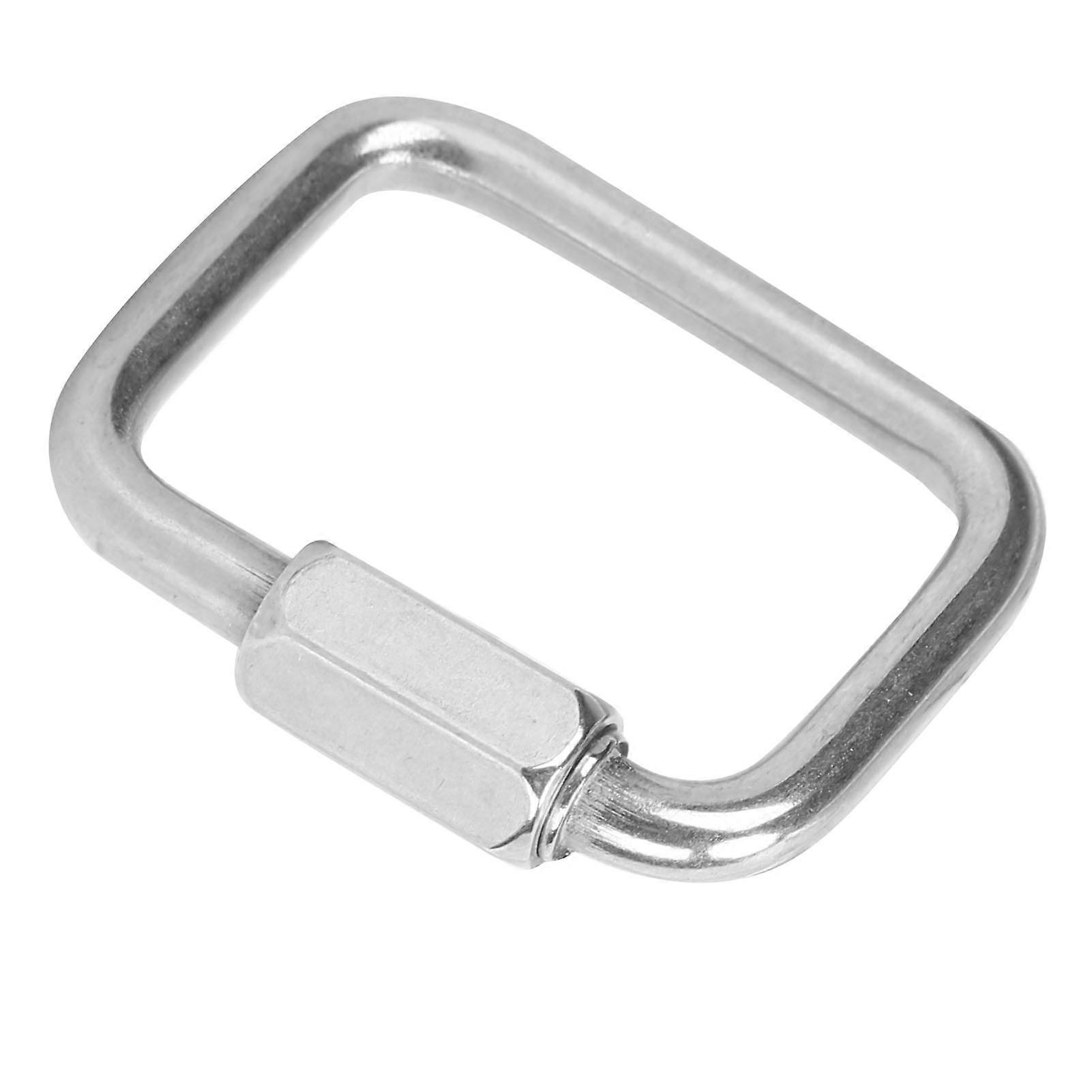 Multifunktionaler 4-punkt-karabiner Aus Edelstahl Für Outdoor-hängematten, Camping, Angeln Und Wandern – Robuste Und Vielseitige Befestigung