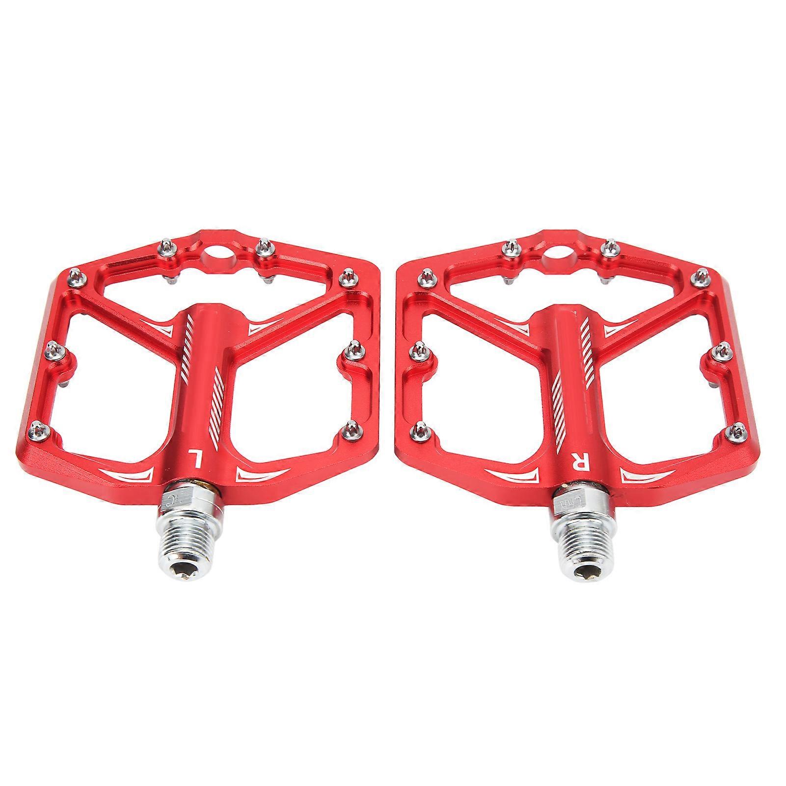 Lebycle Cnc-gefräste Aluminium-fahrradpedale Mit Anti-rutsch-beschichtung, Leichte Universalpedale, Zubehör Für Mountainbikes Und Rennräder, 2er-set, Verstärkter Griff