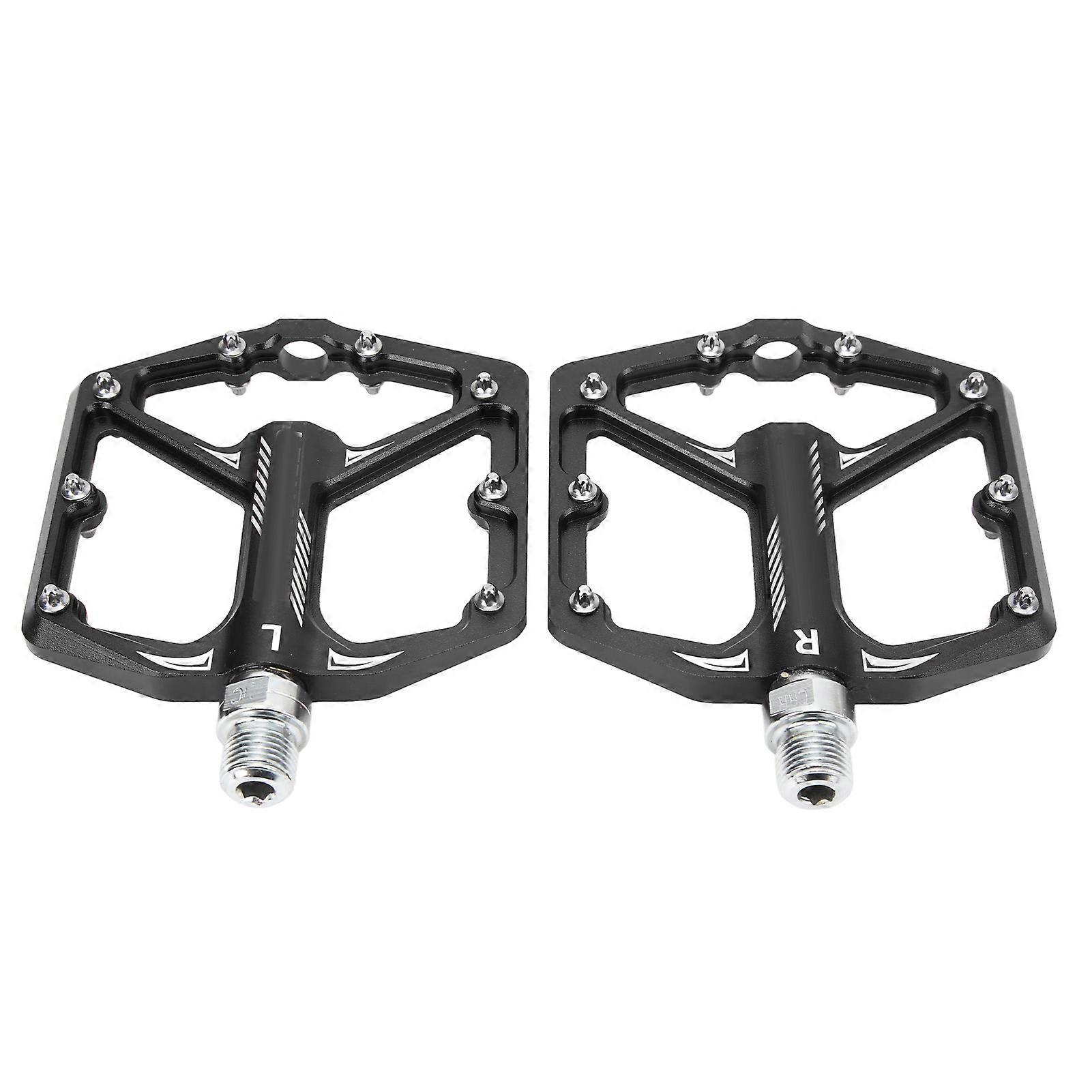 Lebycle Leichte Cnc-gefräste Fahrradpedale Aus Aluminiumlegierung Mit Anti-rutsch-funktion, Universelle Fußstützen Für Mountainbikes Und Rennräder, Robustes Fahrradzubehör