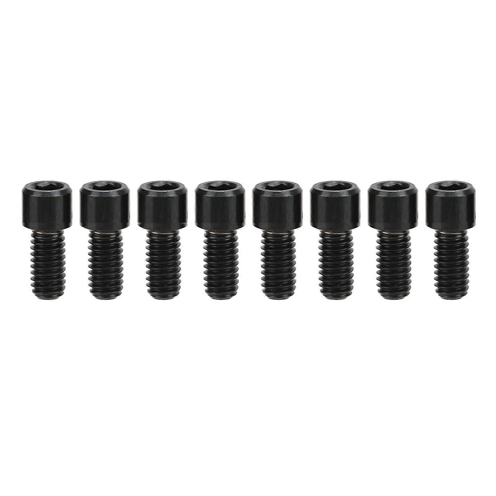 Risk 8 Rutschfeste Pedalschrauben Aus Titanlegierung Für Mountainbikes, Zehenclip-befestigungsstifte, M4x8 Mm Gewindestangen, 8er-pack