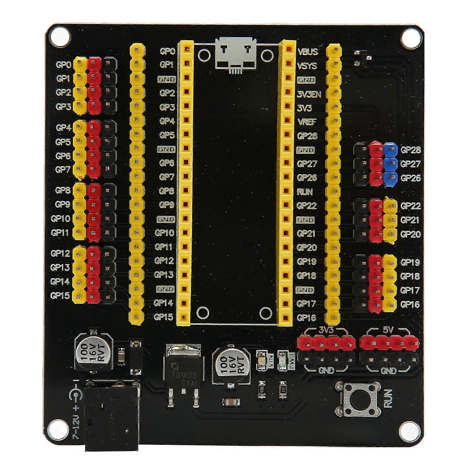Gpio-erweiterungsplatine Für Raspberry Pi Pico, Entwicklungs-breakout-board Mit Sensoranschlüssen, Vielseitiges Erweiterungsmodul