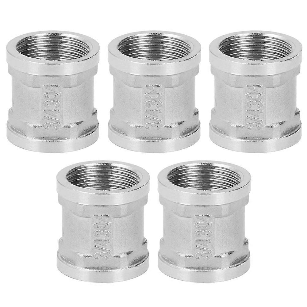 5-teiliges Edelstahl-gewindefitting, 3/4" Innengewinde X 3/4" Innengewinde, Für Sanitär- Und Gasinstallationen, Robuste Rohrverschraubung