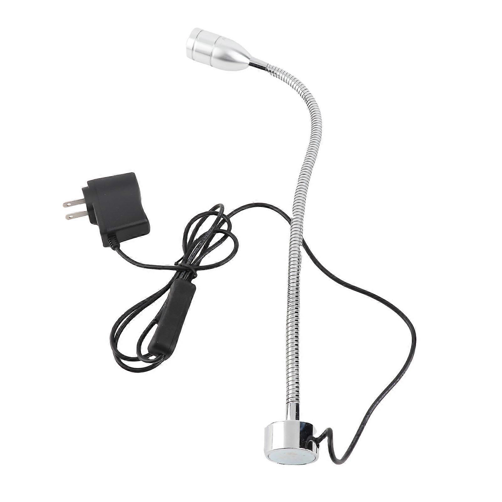 Aluminium-led-arbeitsleuchte Mit Magnetischem Und Flexiblem Fuß, Ideal Für Cnc-maschinen, Fräsarbeiten, Nähen, Kosmetik, Nagelstudios, Arbeitszimmer Und Professionelle Beleuchtung.