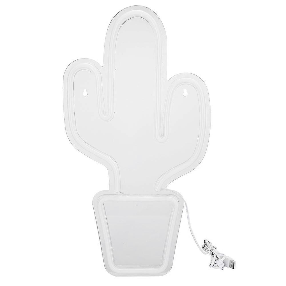 Led-kaktus-dekorationsleuchte Aus Acryl In Cartoon-form Für Partys Und Zuhause – Originelle Dekoration