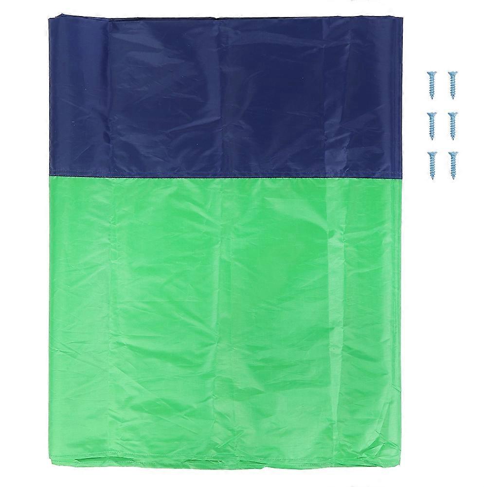 Schaukelüberdachung 132 X 226 Cm, Dachplane Aus 210d Oxford-gewebe, Wetterfester Schutz Für Pergola Und Gartenmöbel
