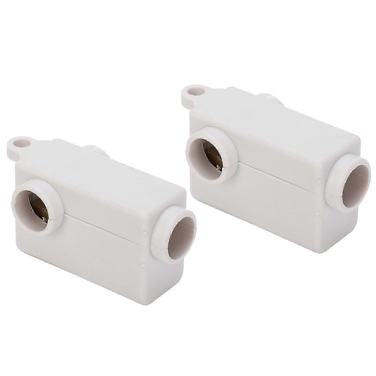 Wasserdichte T-verteilerdose Zk-t16, 2-teiliger Elektrischer Steckverbinder, Inline-kabelverschraubung, Schnellanschluss-klemmenblock, Elektrische Drahtanschlussdose