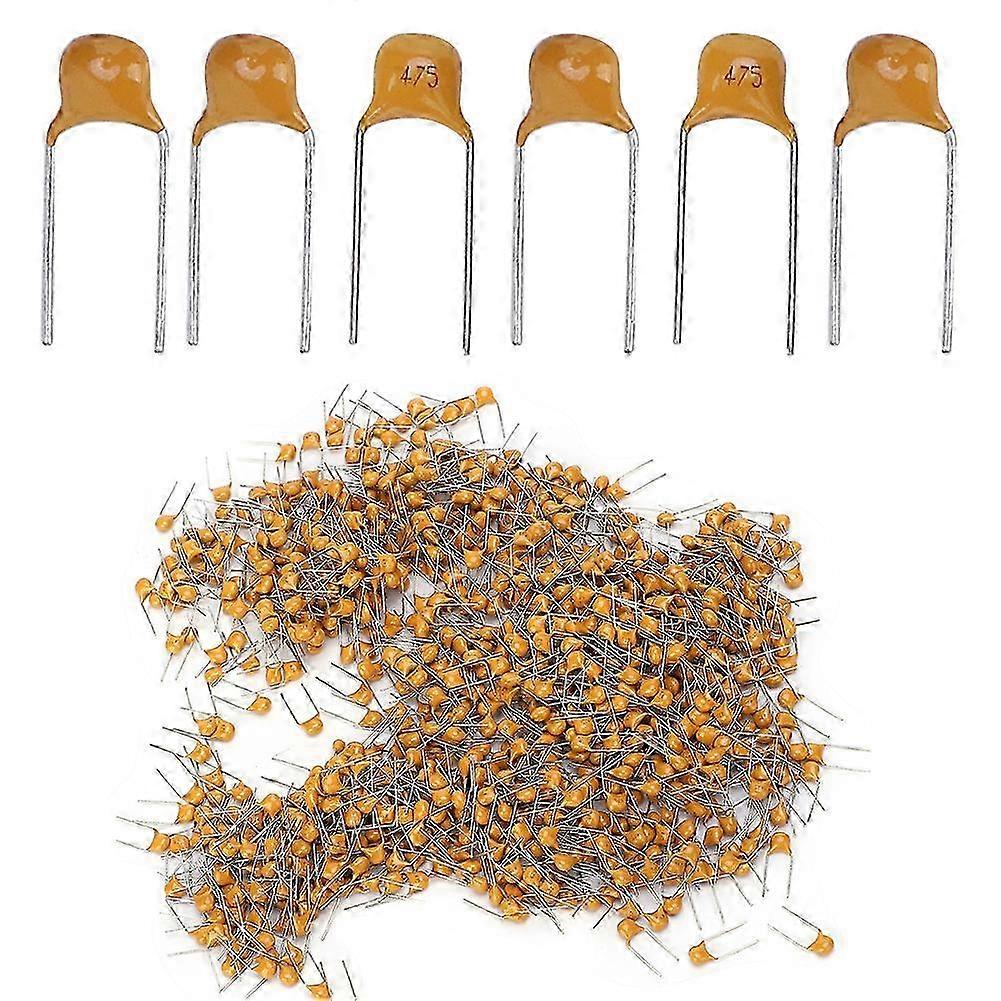 1000 Stück Mehrlagige Keramikkondensatoren, 4,7µf, 5,08 Mm Rastermaß, 50v Dc, 10% Toleranz, Smd-bauform Mit Durchgangsloch.