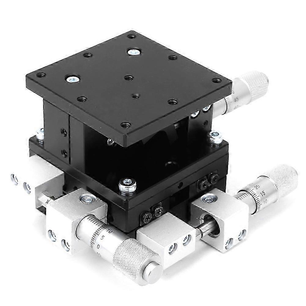 Ld60-lm 3-achsen-xyz-positioniertisch Mit Manueller Verstellung, Präzisionsverstelltisch, 60x60 Mm Translationsschlitten, Optisches Verstellwerkzeug.