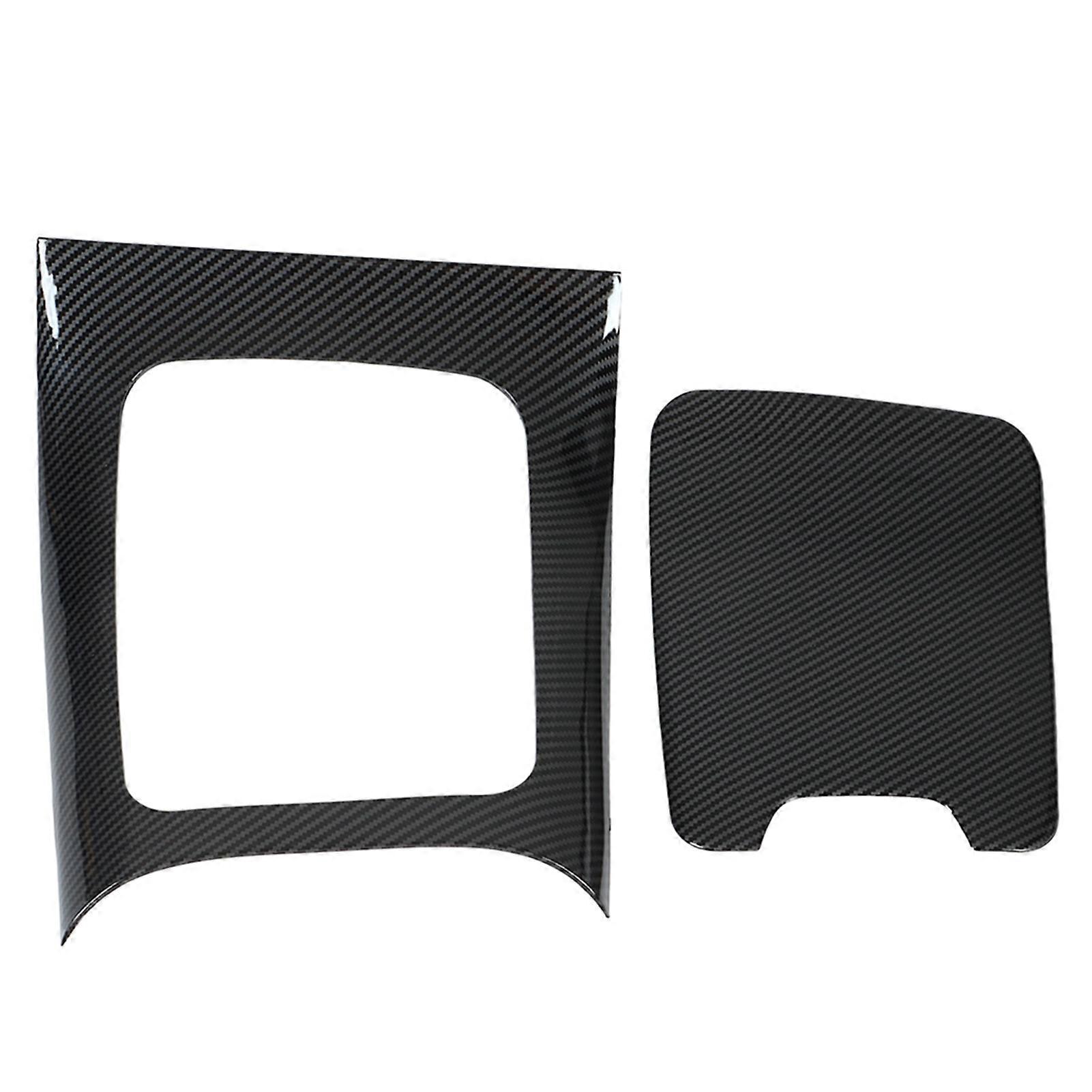 2-teilige Mittelkonsolen-zierleiste In Carbonfaser-optik Für Mercedes-benz C-klasse W206 S206 Linkslenker