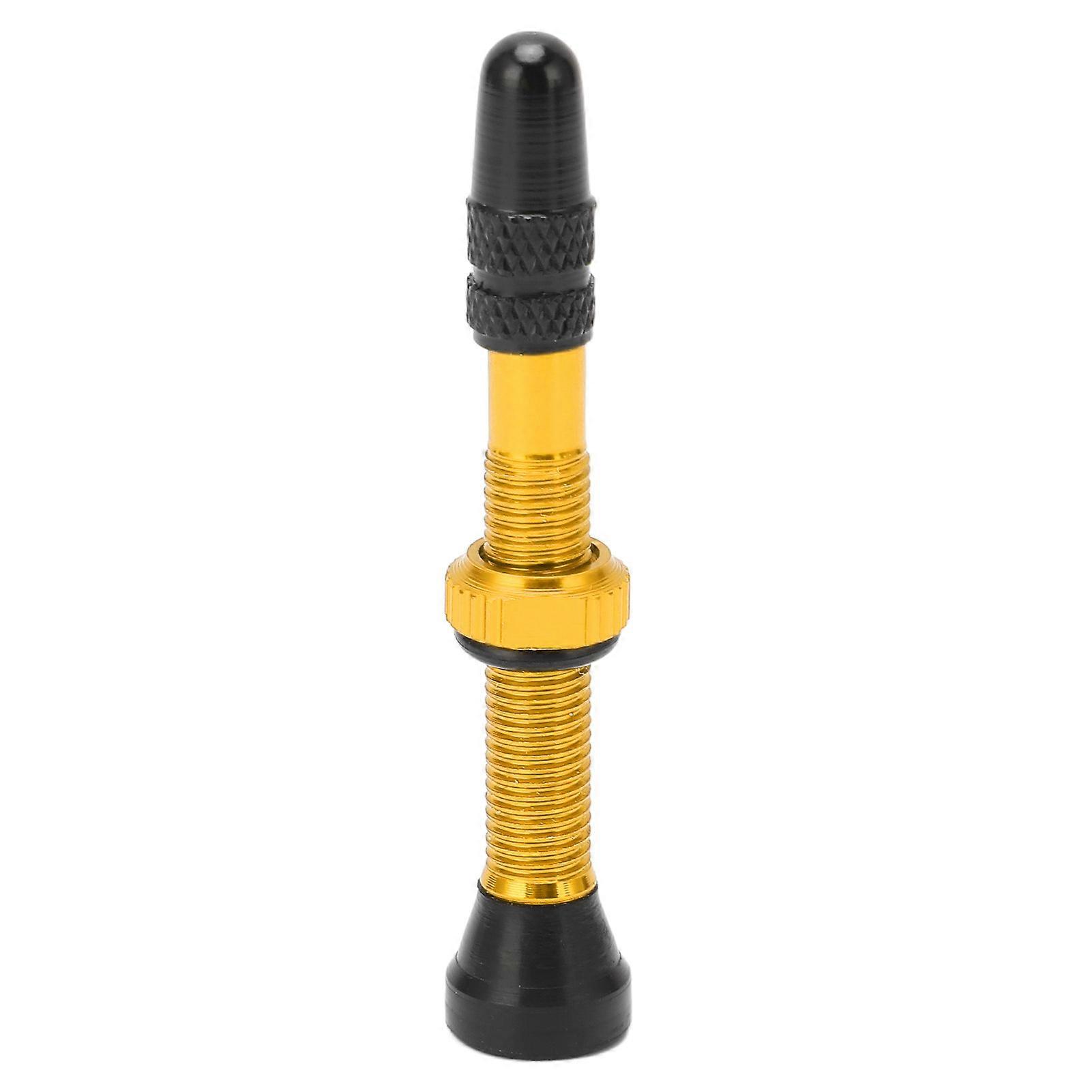 Eloxiertes Aluminium-tubeless-vorbau, 40 Mm Presta-ventilverlängerung, Kompatibel Mit Rennrädern Und Mountainbikes, 2-teiliges Set.