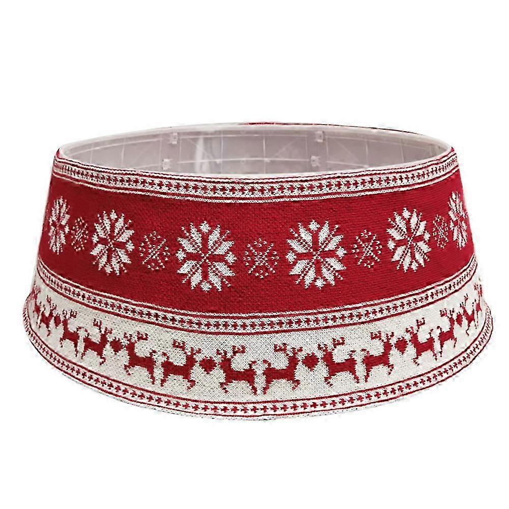 Weihnachtsbaumdecke Mit Schneeflockenmuster, Runder Teppich Für Den Festlich Geschmückten Baum, Winterdekoration Für Die Party, Elegante Bodenabdeckung Für Den Geschmückten Baum.