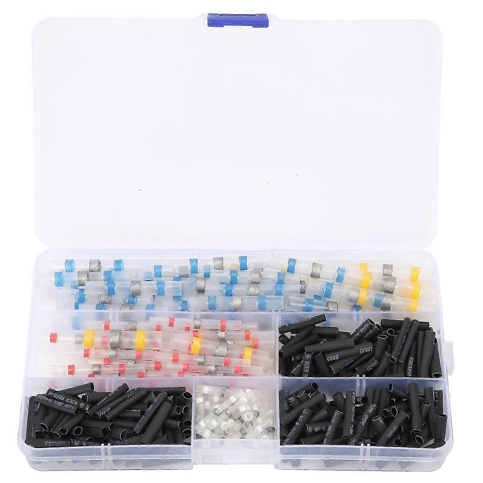 300 Wasserdichte Elektrische Steckverbinder, Schrumpfschlauch Zum Löten Von Drähten, Wasserdichtes Crimp-set Mit Isolierschlauch.