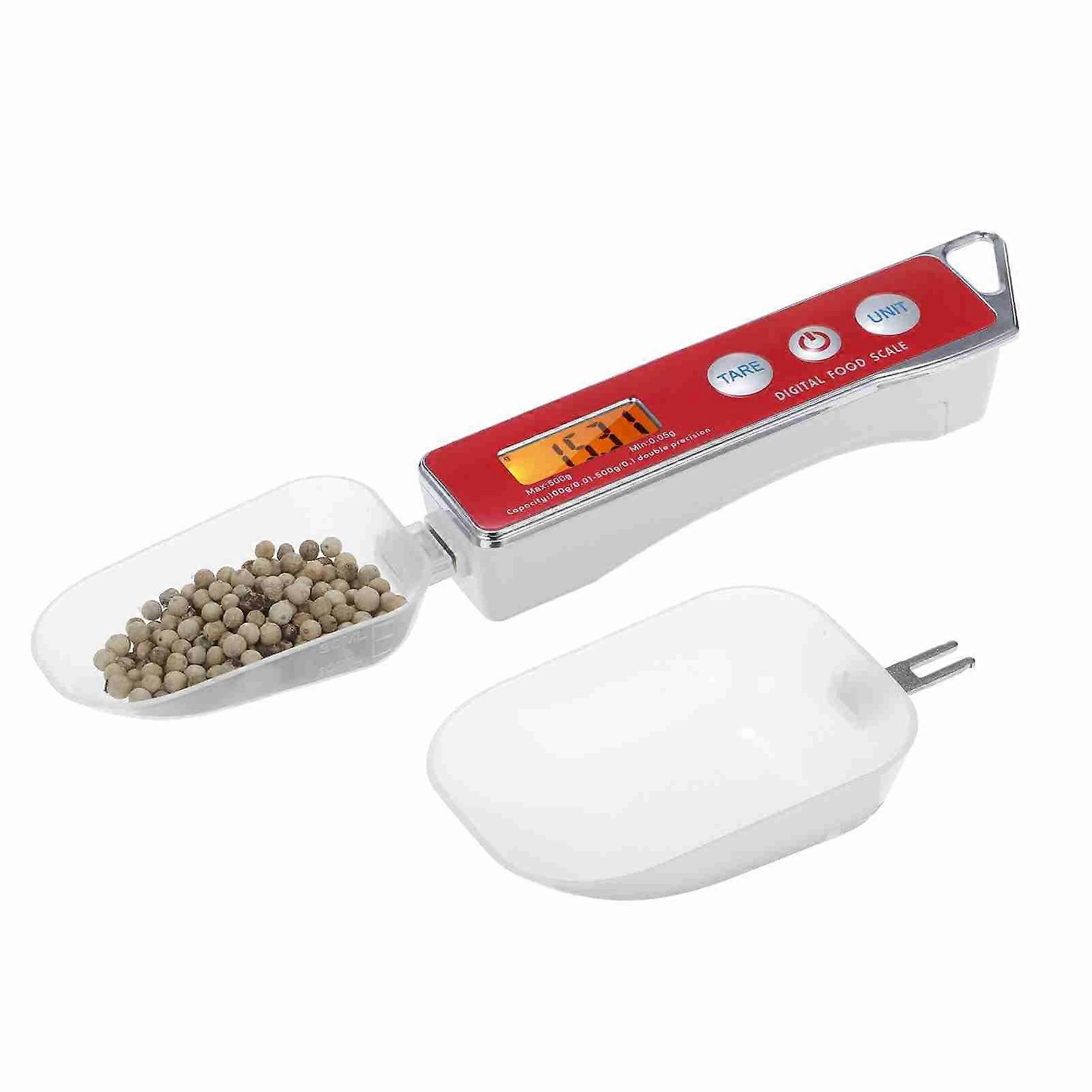 Elektronischer Digitaler Küchenlöffel Mit Lebensmittelwaage, Tara-funktion, Messbereich 0,05 G Bis 500 G, Einheiten G/oz/gn/ct/dwt, Für Haushalt Und Backen