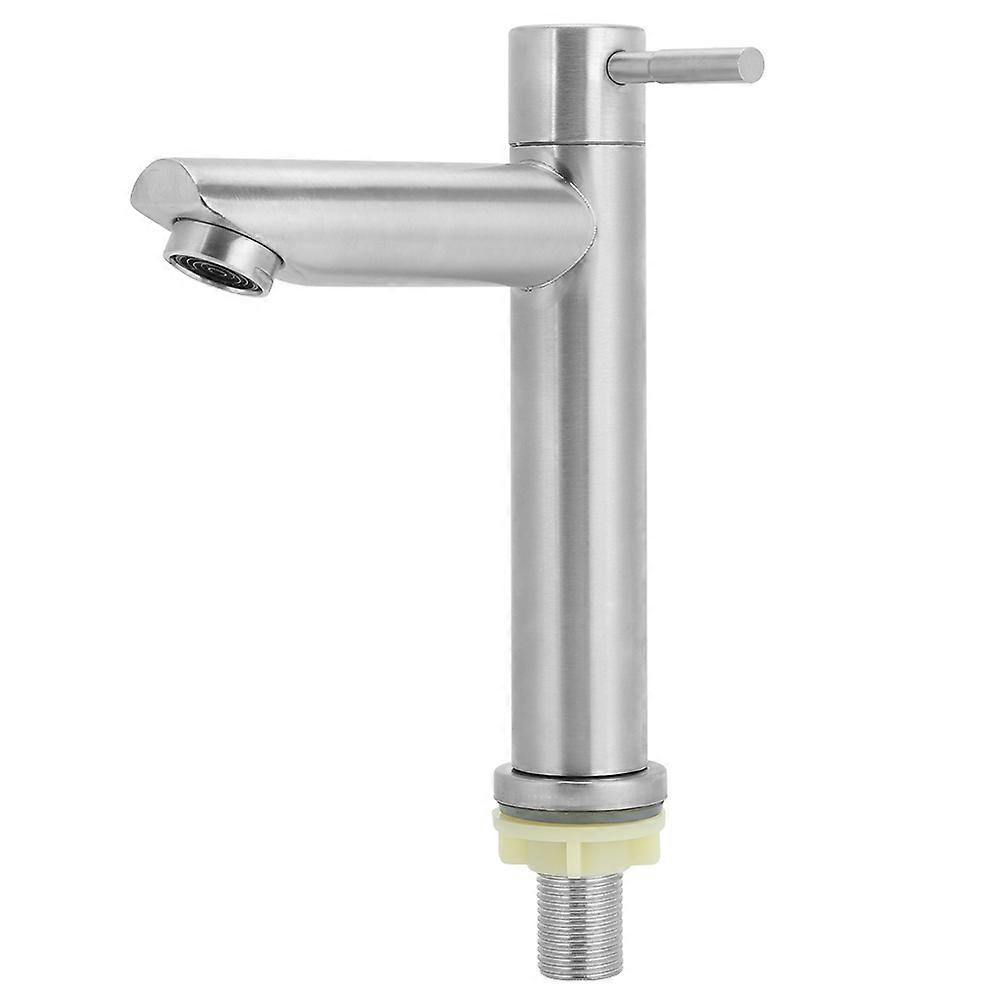 Edelstahl-waschtischarmatur G1/2, Einhebelmischer Für Kaltwasser, Geeignet Für Bad, Küche Und Haushalt