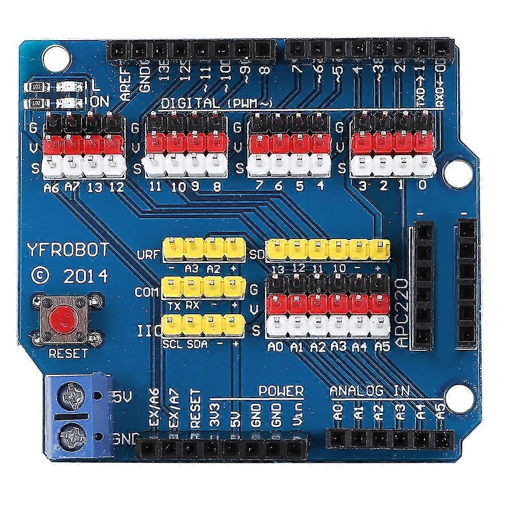 Elektronische Sensor-erweiterungsplatine Mit Integrierter Led Und Reset-taste, Kompatibel Mit R3