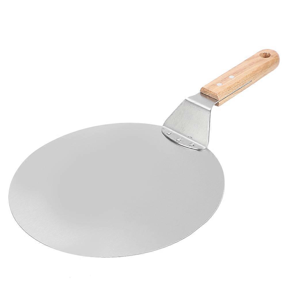 Runde Pizzaschaufel Aus Edelstahl Für Küche, Backspatel, Gebäck- Und Kuchenwerkzeug, Küchenutensil