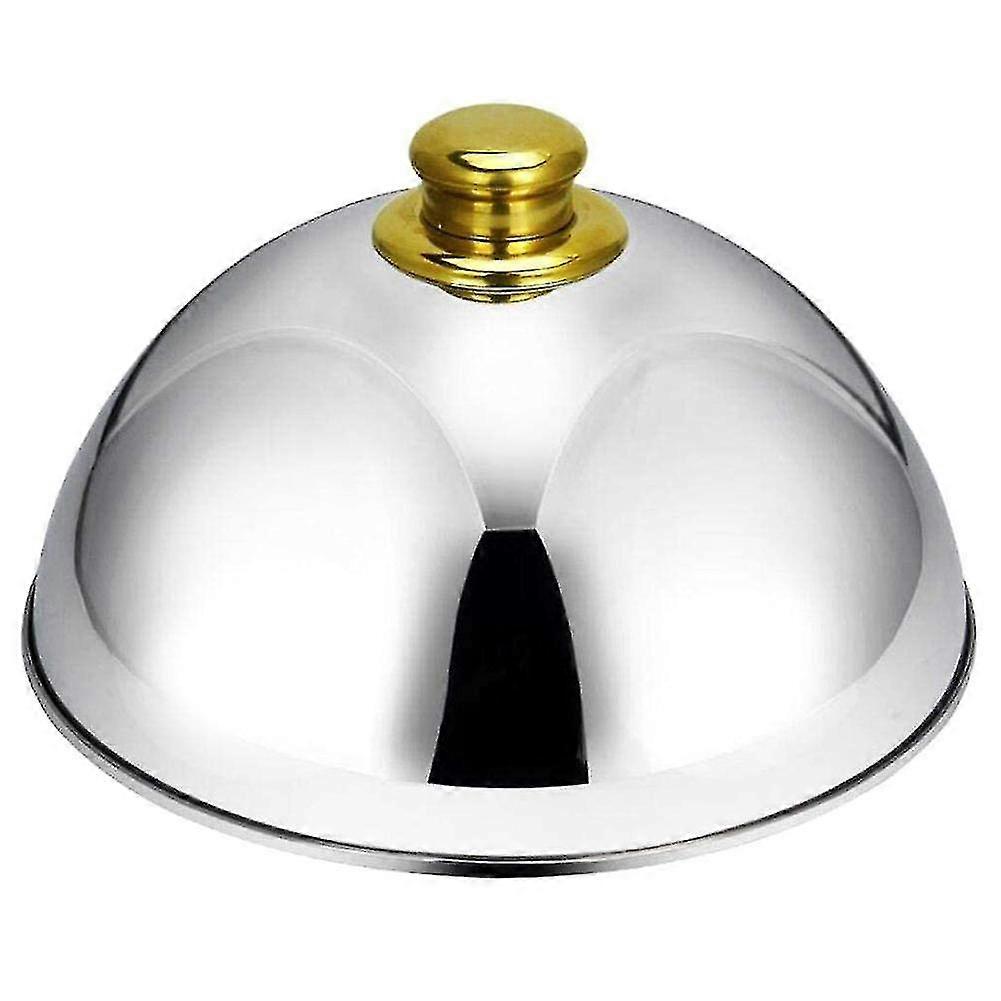Servierglocke Aus Edelstahl, Kuppelförmiger Deckel Für Teller, Schützt Geschirr, Ideal Für Restaurants, Cafés, Haushalte, Dinnerpartys Und Küchen.