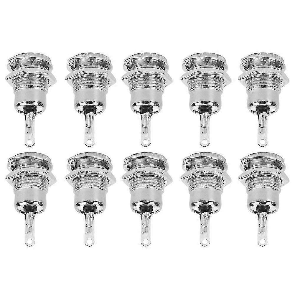 10 Dc099 Buchsen, 10-a-netzteil, Metall-einbaurahmen, Gewinde, 10er-pack