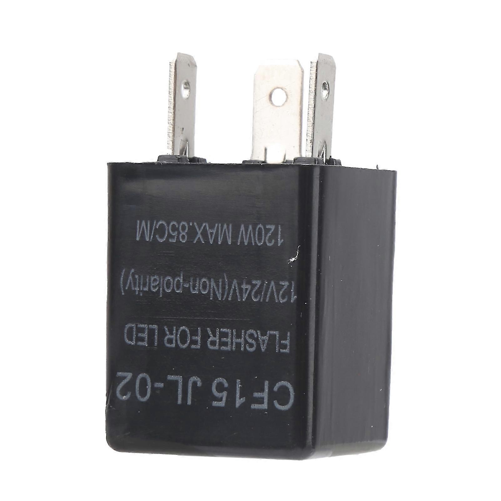 Led-blinkerrelais Ohne Polaritätswechsel, 12 V/24 V, Universell, Abs, Normalerweise Offen, Blinkrelais Cf15 Jl-02