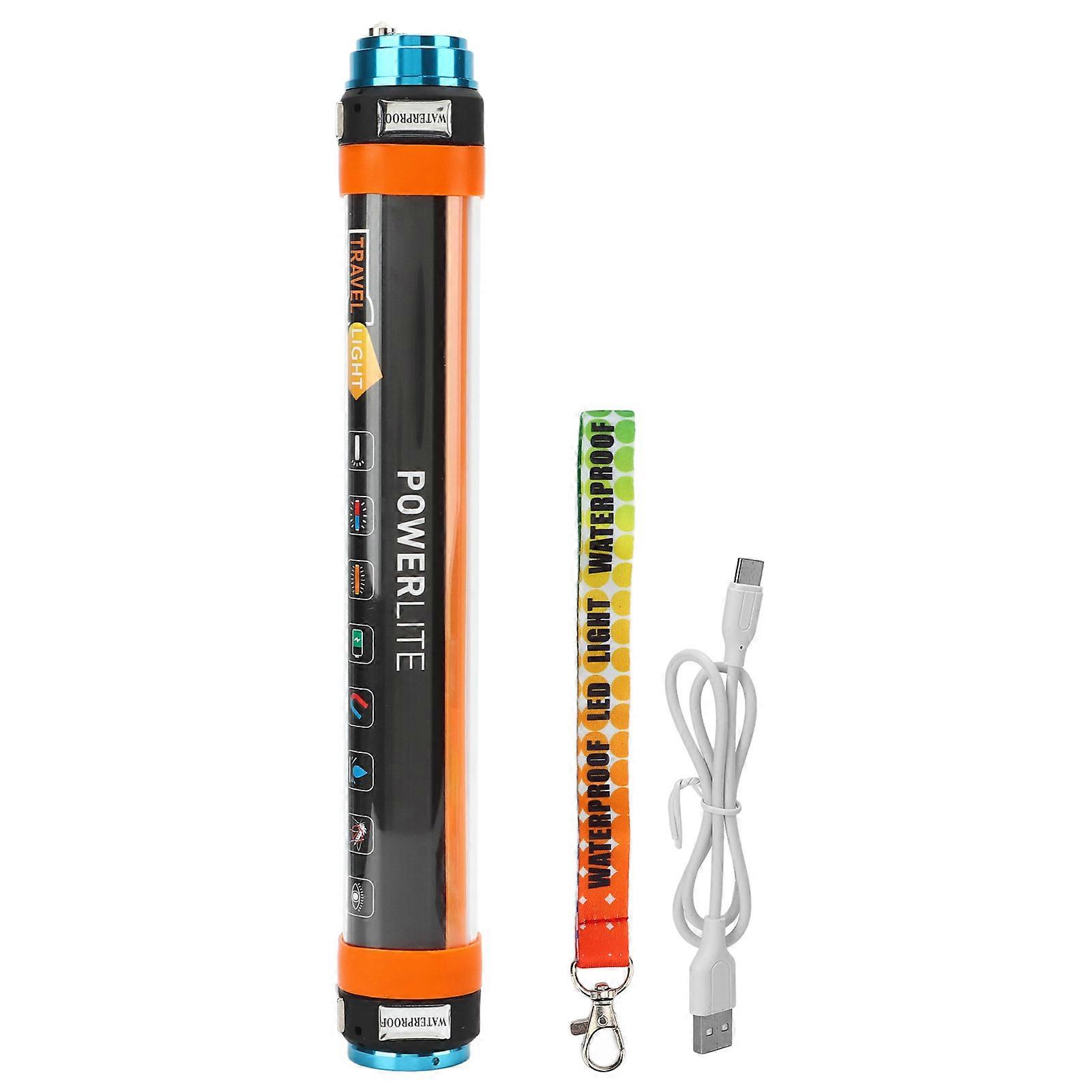 Magnetische Campinglampe, 6 Leuchtmodi, Wasserdicht (ip68), Wiederaufladbare Led, Zeltlampe Für Outdoor-aktivitäten, Notfälle, Laufen Und Wandern