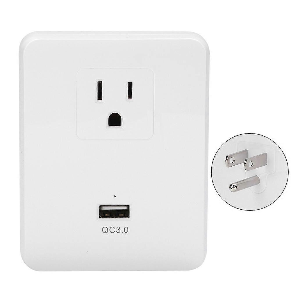 Intelligente Wandsteckdose Mit Überspannungsschutz Und Integriertem Usb-anschluss Für Das Moderne Zuhause