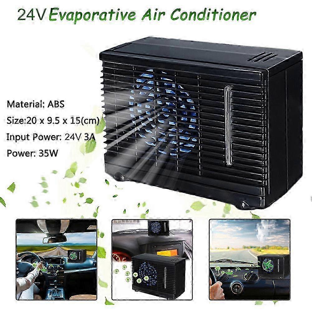 24v Universal Mini Tragbare Klimaanlage Verdunstungsluftkühler Ventilator Für Auto Lkw Zuhause
