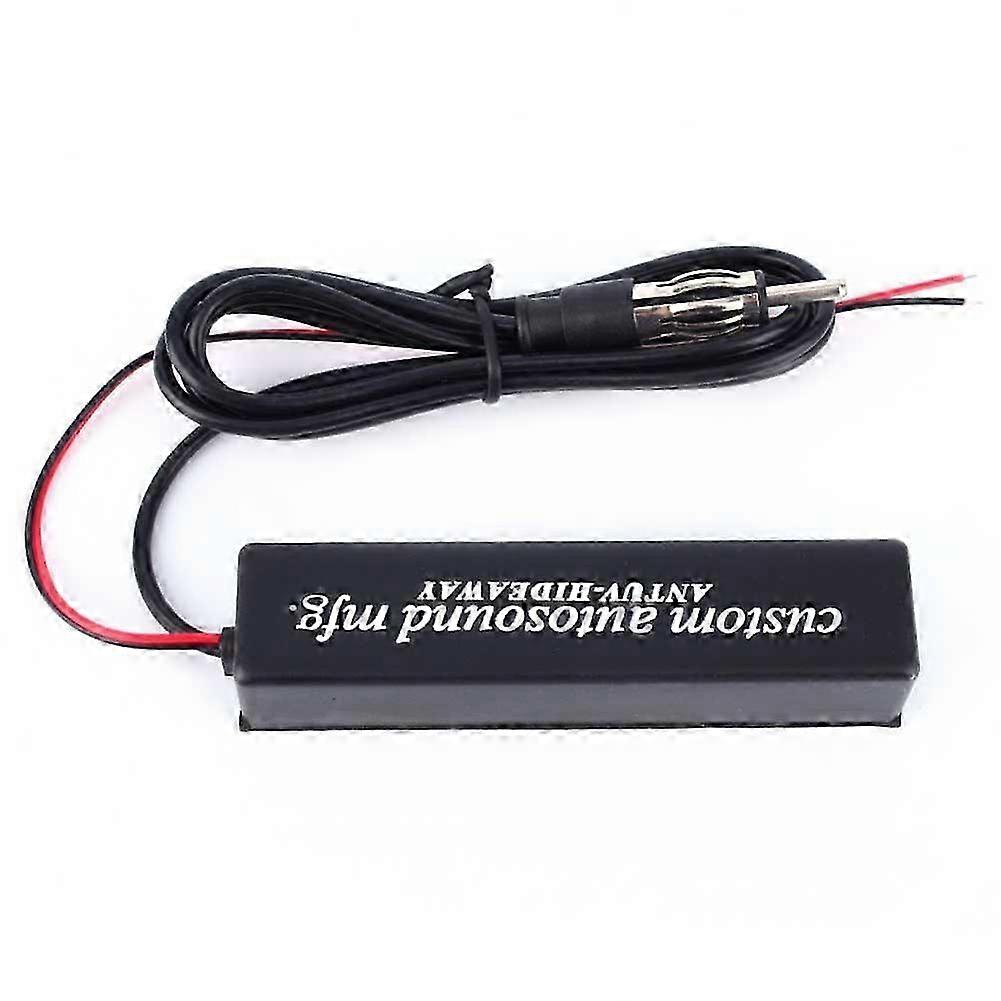Universelle 12v-verstärkerantenne Für Fm/am-radios In Autos Und Motorrädern, Modell Ap, Verdeckte Elektronik, Verbesserter Empfang, Fahrzeug-audiozubehör.