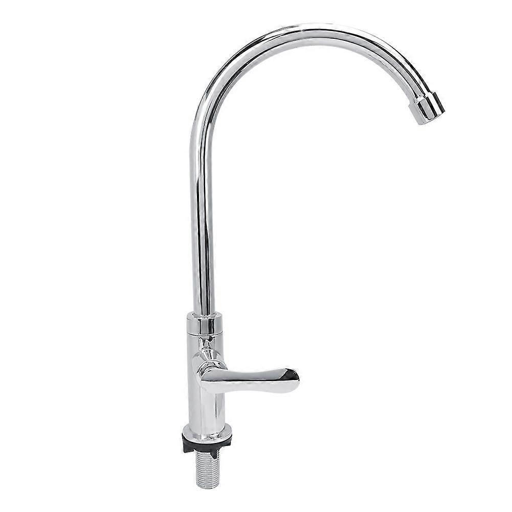 Küchen- Und Badarmatur, Verchromt, G1/2-gewinde, Für Den Hausgebrauch, Poliert, Wasseranschluss, 1 Stück