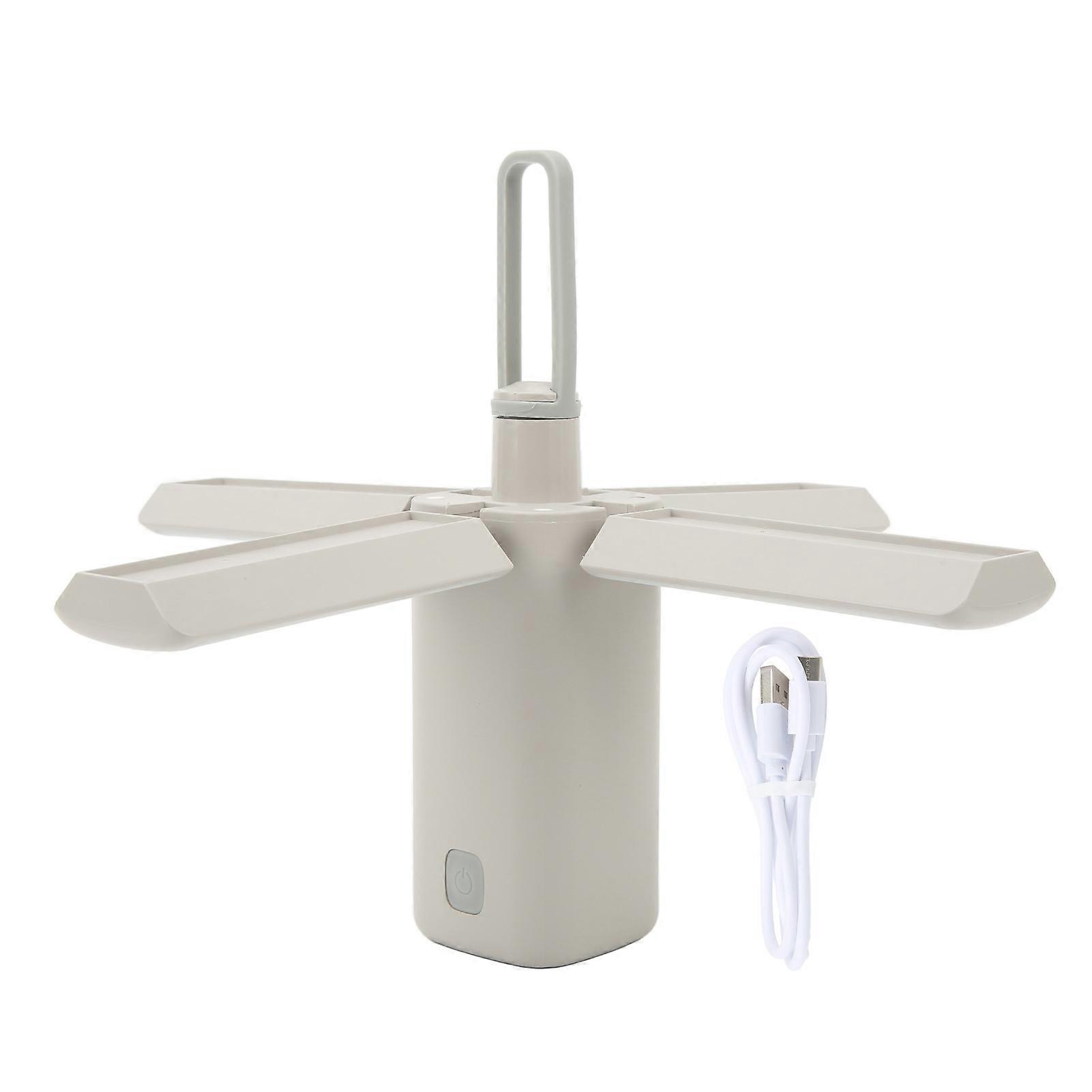 Wiederaufladbare Led-campinglampe, Tragbare Zeltleuchte, Faltbarer Lampenschirm, 5v 2a Netzteil, Praktische Außenbeleuchtung.