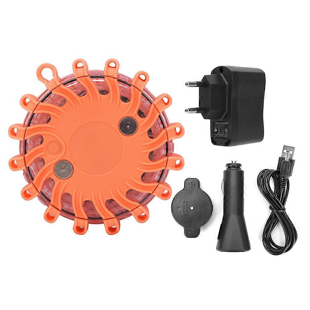 Runde Led-blinkleuchte Für Arbeitssicherheit, Notsignalleuchte, Reparierbare Arbeitsleuchte, Rotierende Blinkleuchte, 12v/24v Universal.