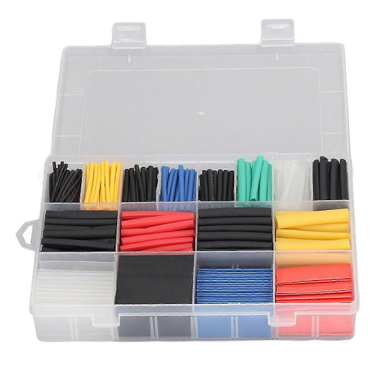 580-teiliges Set Umweltfreundlicher Schrumpfschläuche, 6 Farben, 10 Größen, Isolierschläuche Für Elektrische Leitungen, Sicherer Schutz Und Isolierung