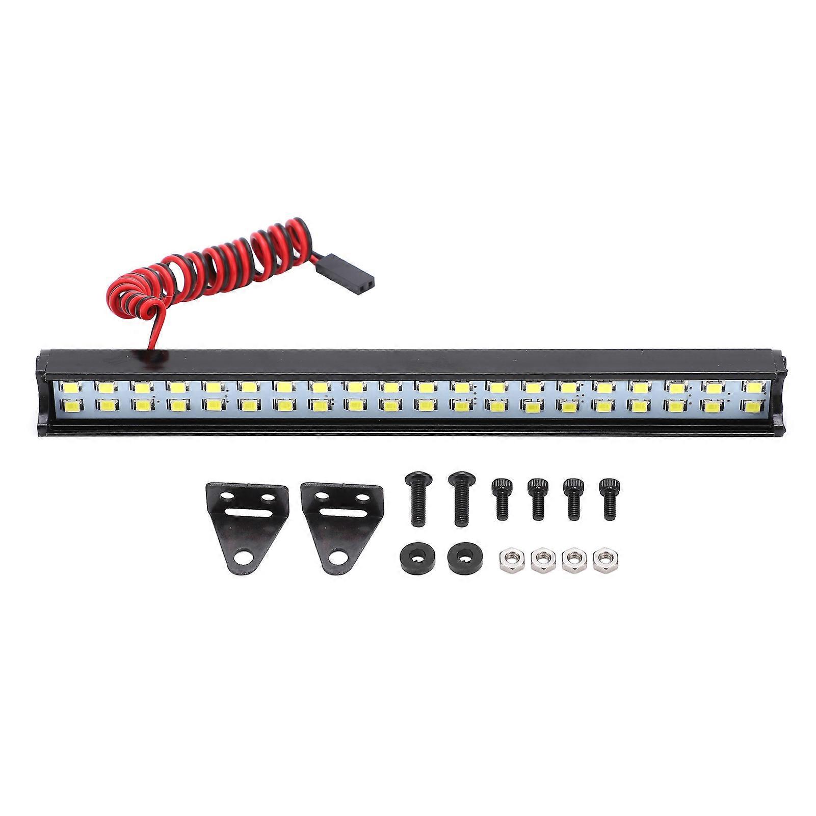 Doppelreihige Led-lichtleiste Für Wrangler Offroad-simulationsautos Im Maßstab 1:10, Hochleistungs-zusatzscheinwerfer, Robuste Chassisbeleuchtung