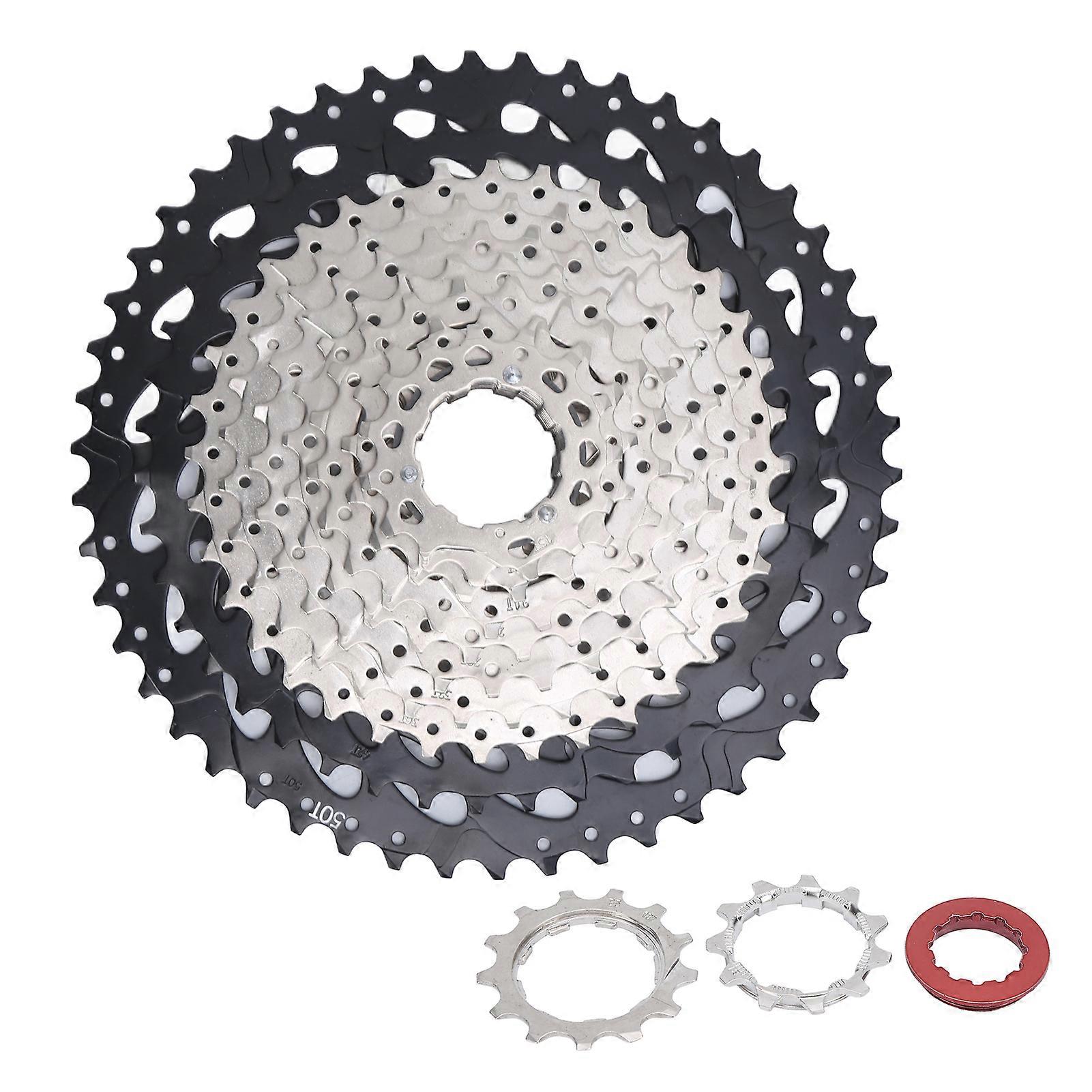 Wake 11-50t 11-gang Fahrradkassette Freilaufritzel Für Mountainbikes Und Rennräder, Stahlritzel, Fahrradkompatibel